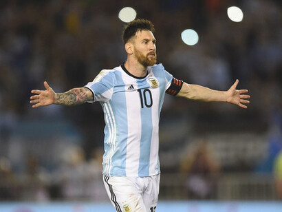 Messi, internacional absoluto por la selección de Argentina desde 2005