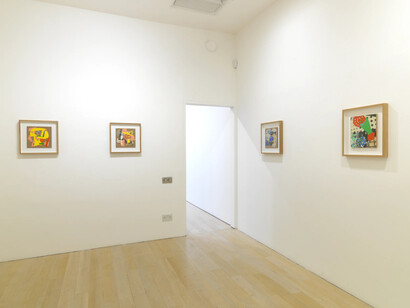 Yves Zurstrassen, exhibition view. Courtesy of Annely Juda Fine Art
