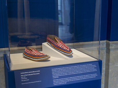 Dyani White Hawk, Bodies of water, exhibition view. Courtesy of The Baltimore Museum of Art