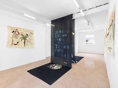 Denilson Baniwa. Yawara Akanga, exhibition view. Courtesy of A Gentil Carioca 