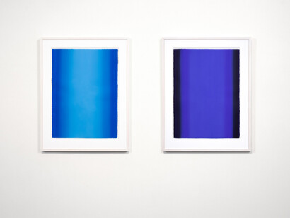 Heather Hutchison and Ruth Pastine, Infinite horizons, exhibition view. Courtesy of Louis Stern Fine Arts