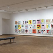 Dietmar Brehm, Punkt und echo, ausstellungsansicht. Mit freundlicher genehmigung des Schlossmuseum Linz