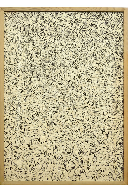 Roman Opalka, Etude sur le, mouvement , 1959-1960, Ink on paper, 34 7/8 x 25 x 1 inches (88.6 x 63.5 x 2.6 cm). Photo Credit: Vincent Lespinasse