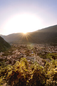 Un paesaggio della Valtellina