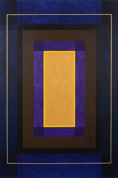 Dittmar Danner aka Krüger, It's not dark yet-60-2021/160x120cm. Photo Jürgen Baumann