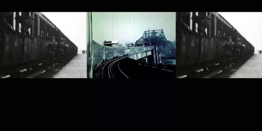 Different Trains. Courtesy of Museo de Bellas Artes de Bilbao