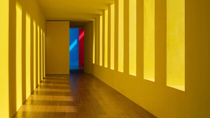 ‘Yellow Passage’, 2017. Copyright James Casebere/SKNY. Framed archival pigment print mounted onto dibond paper, 44.5 x 66.5 inches                                                                                                                                                                                                                                                                                                                                                   