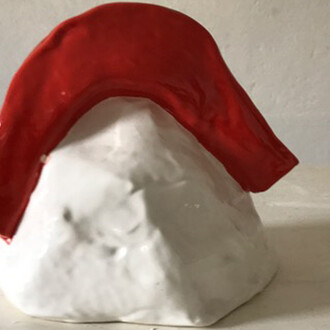 Tristano di Robilant, Campana bianca e rossa. Courtesy of  galleria Maurizio Nobile