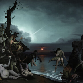 John Stark, 'The Siege', 2014 Oil on wood panel, 122 x 154 cm