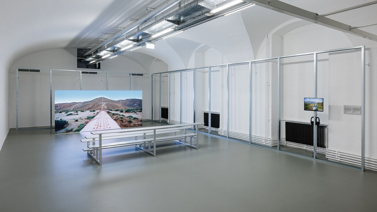 Felix Lenz, Soft image, brittle grounds, exhibition view. Courtesy of MAK 
