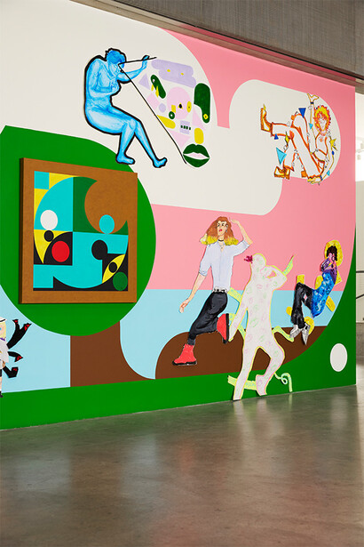 Ad Minoliti, Manifestación pluriversal, exhibition view. Courtesy of Contemporary Art Museum 
