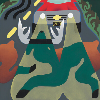 Austin Elfio, montanari, night drive, 2025. Courtesy of Hashimoto Contemporary