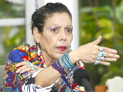 Rosario Murillo, esposa de Ortega y vicepresidenta de Nicaragua
