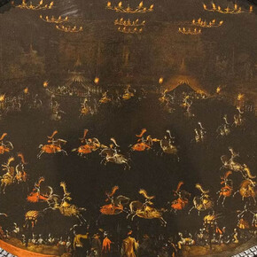 Stefano della Bella, Carosello notturno svoltosi nei Giardini di Boboli, nel 1637. Courtesy of Gallerie degli Uffizi