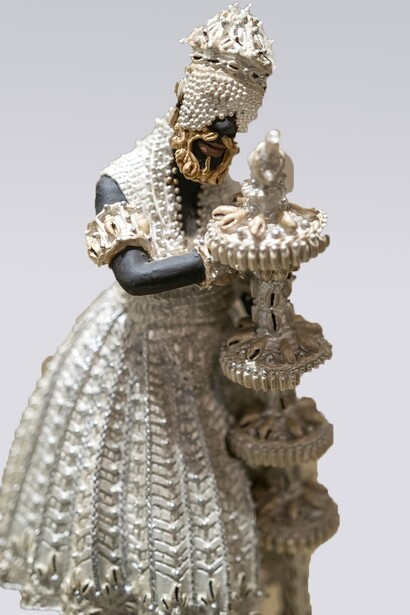 "Orixás", di Hugo Negrini. Rappresentazione di Oxalá, opera Orixás parte della collezione del Museu Afro Brasil, Brasile