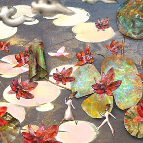 Komelia H. Okim, Spring march (detail). Courtesy of Kate Oh Gallery