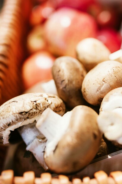 Cesto di funghi: "La cucina diventa così un atto di creazione, una forma d’arte che unisce sensi e intelletto"