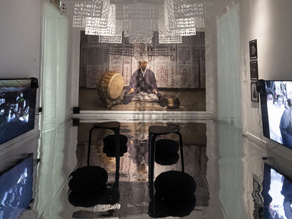 Artisti vari, Rabbit inhabits the Moon, vista della mostra. Per gentile concessione del Museo d’Arte Orientale