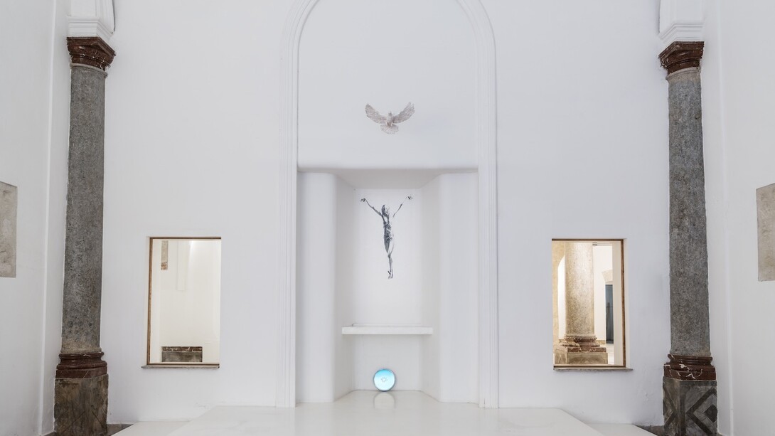 L’Oratorio di San Rocco a Trapani, Cristo danzante opera dell'artista Marco Papa