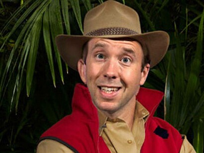 Former Conservative health secretary Matt Hancock making a silly face in the reality tv show "I'm a celebrity...get me out of here"