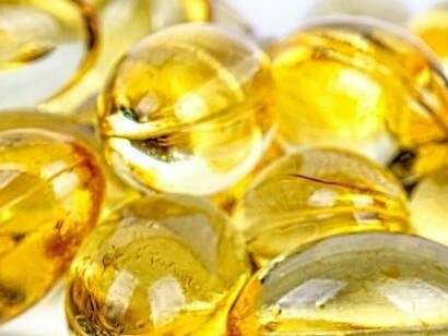 Yellow supplement pills