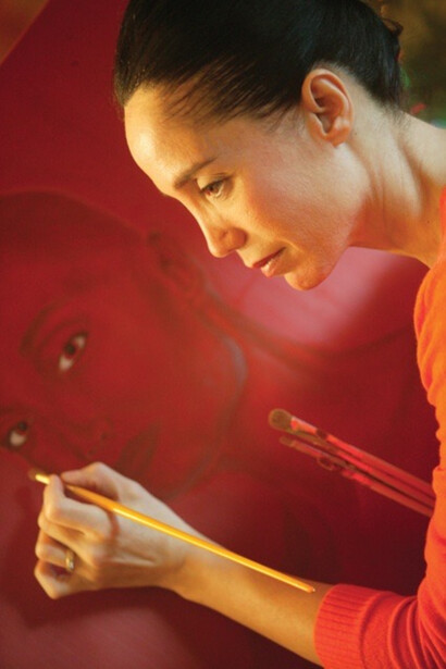 Mouna Rebeiz’s first self-portrait, Epure, December 2005. Photo by Chiara Donn Vogue Italia