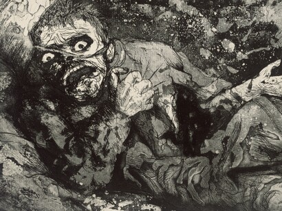 «Hombre herido» (1924), Otto Dix