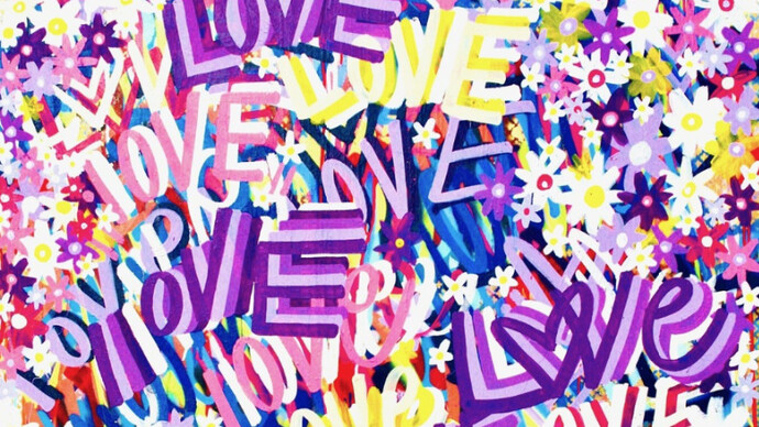 Love and Peace in L.A. Courtesy of Open Mind Art Space