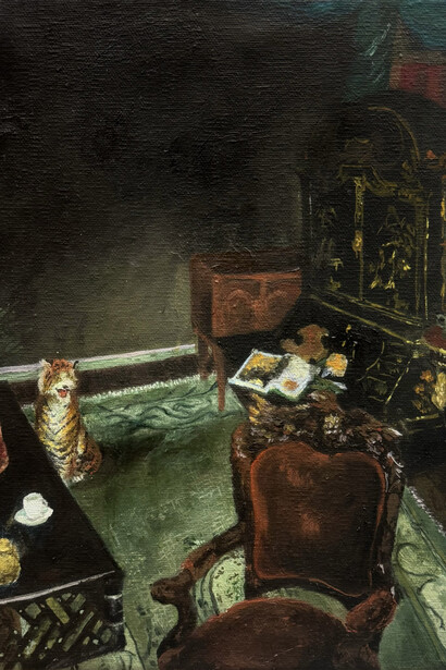 Lin Hongjing, On the night that was briefly mentioned (dettaglio), 2025. Per gentile concessione di Tube Culture Hall