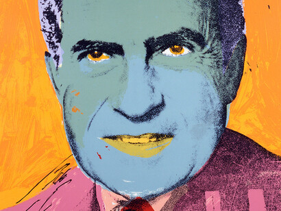 Andy Warhol (1928-1987), Vote McGovern, 1972. Screen print on paper. Middlebury College Museum of Art Collection. ©The Andy Warhol Foundation for the Visual Arts, Inc. / Artists Rights Society (ARS), New York