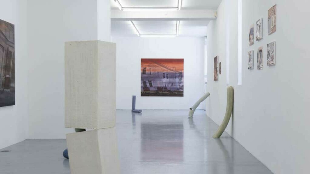 Chiara Bonato et Vanessa Fanuele, Terres nouvelles, vue d'exposition. Avec l'aimable autorisation de la Galerie Polaris