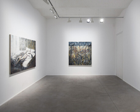Philippe Cognée, Exhibition view. Courtesy of Galerie Daniel Templon 