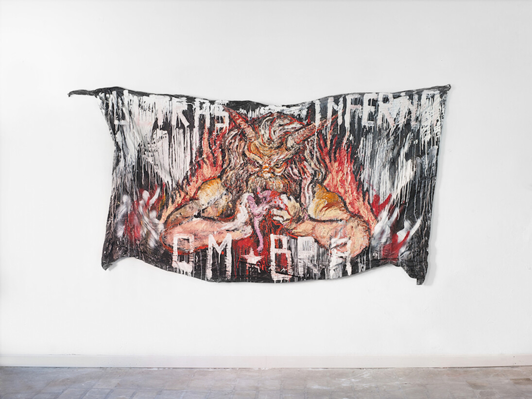 Cristiano Carotti, Dove sono gli ultras, Exhibition view. Courtesy of White Noise Gallery