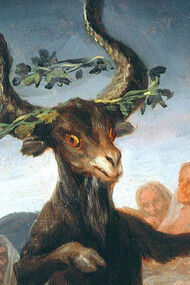 Francisco Goya, Sabba, particolare