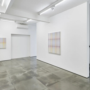 Philippe Decrauzat, Soon all shades disappear, exhibition view. Courtesy of Nara Roesler Gallery
