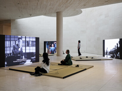 Ho Tzu Nyen, Time and the tiger, ausstellungsansicht. Mit freundlicher genehmigung des Mudam