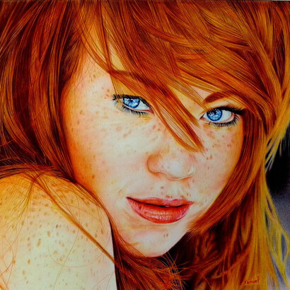 Samuel Silva, *Red Head Girl*  