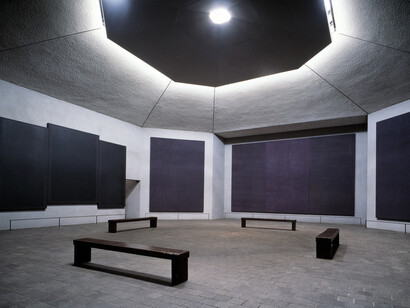 Interior de la Capilla Rothko, Houston Texas
