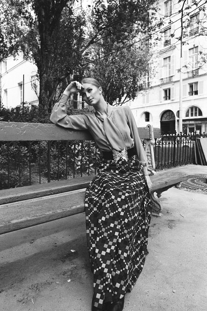 Diseños de Yves Saint Laurent en los años 70