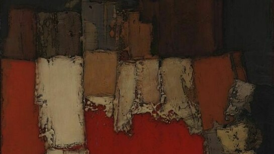 Vyacheslav Mikhailov, Villa of Mysteries, Pompeii, 2007, Levkas and acrylic on canvas, 108 x 120cm