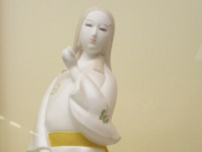 The Japanese interpretation of the Virgin Mary in the Marian Room at the National Shrine of Saint Elizabeth Ann Seton in Emmitsburg, Maryland, USA
