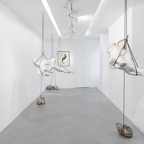 Capucine Vever, Where dragons collapse (Là où s’effondrent les dragons), exhibition view. Courtesy of Galerie Eric Mouchet