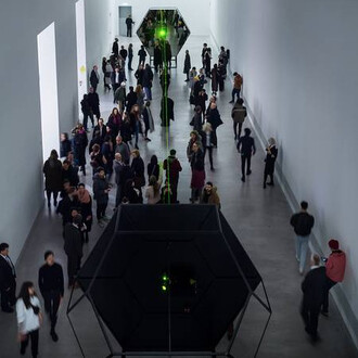 Carsten Nicolai. Courtesy of Berlinische Galerie