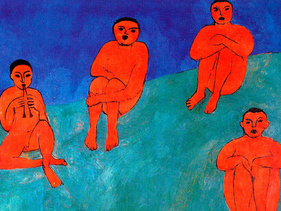 Henri Matisse, La música (detalle)