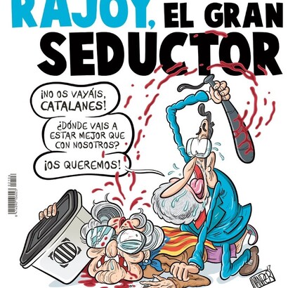 Así vio El Jueves lo sucedido el 1-O en Cataluña