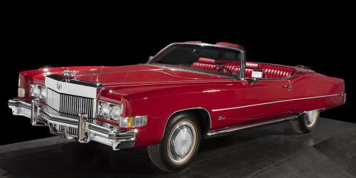 Red Cadillac Eldorado owned by Chuck Berry, 1973. Donation of Charles E. Berry