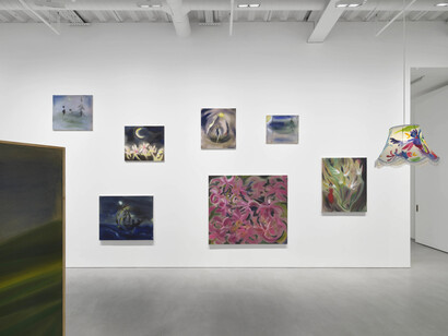 Sophie von Hellermann, Moonage, exhibition view. Courtesy of Pilar Corrias Gallery