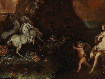 Rape of Persephone, oil on canvas, 75 x 107 cm, Prague School, late 16th century