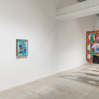 Patrick Quarm, Phantoms in familiar terrains, exhibition view. Courtesy of Albertz Benda Gallery