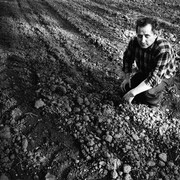 Ritratto di Nanni Valentini, foto di Nino Lo Duca, 1985